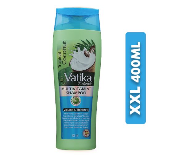 Dabur Vatika Tropical Coconut Volumizing Shampoo 400ml