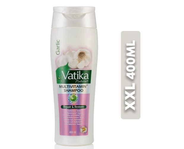 Dabur Vatika Garlic Repair & Restore Shampoo 400ml